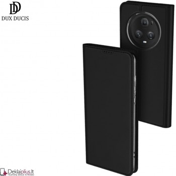 Dux Ducis Skin Pro dirbtinės odos dėklas - juodas (Huawei Honor Magic 5 Pro)